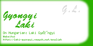 gyongyi laki business card